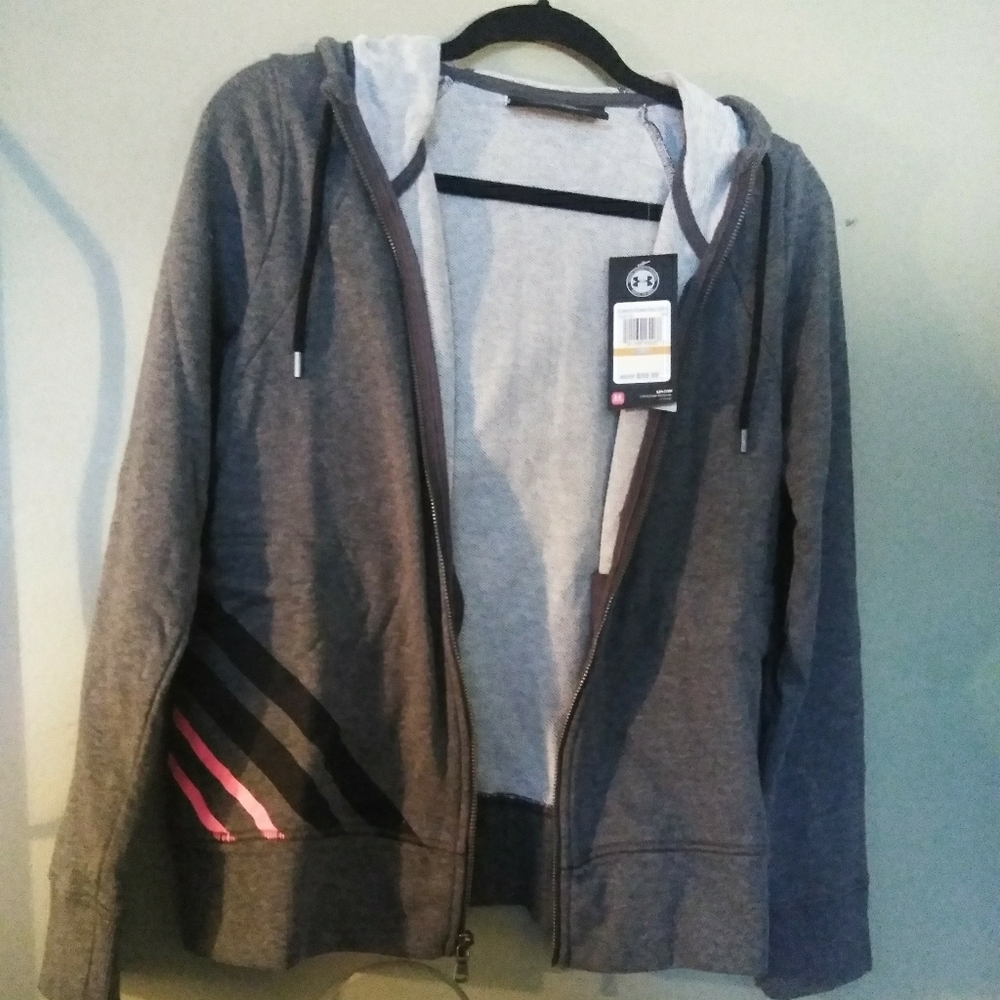 Nwt under armour zip hoodie S